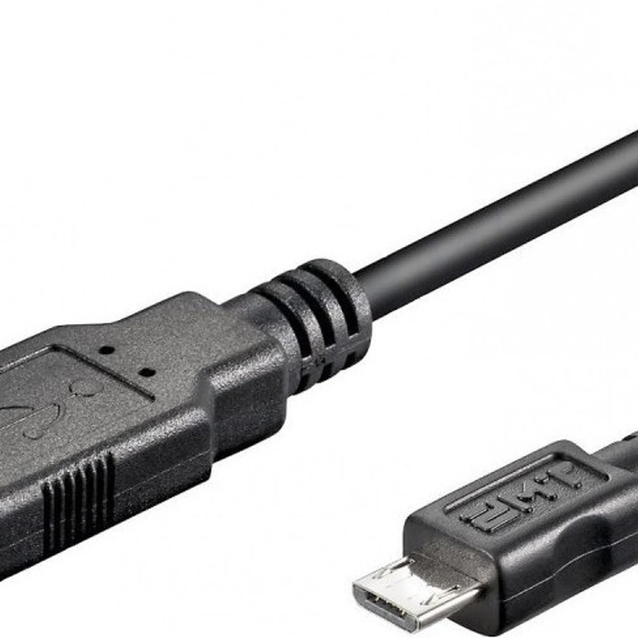 0.15m Goobay Regular USB 2.0 to micro USB Cable Μαύρο