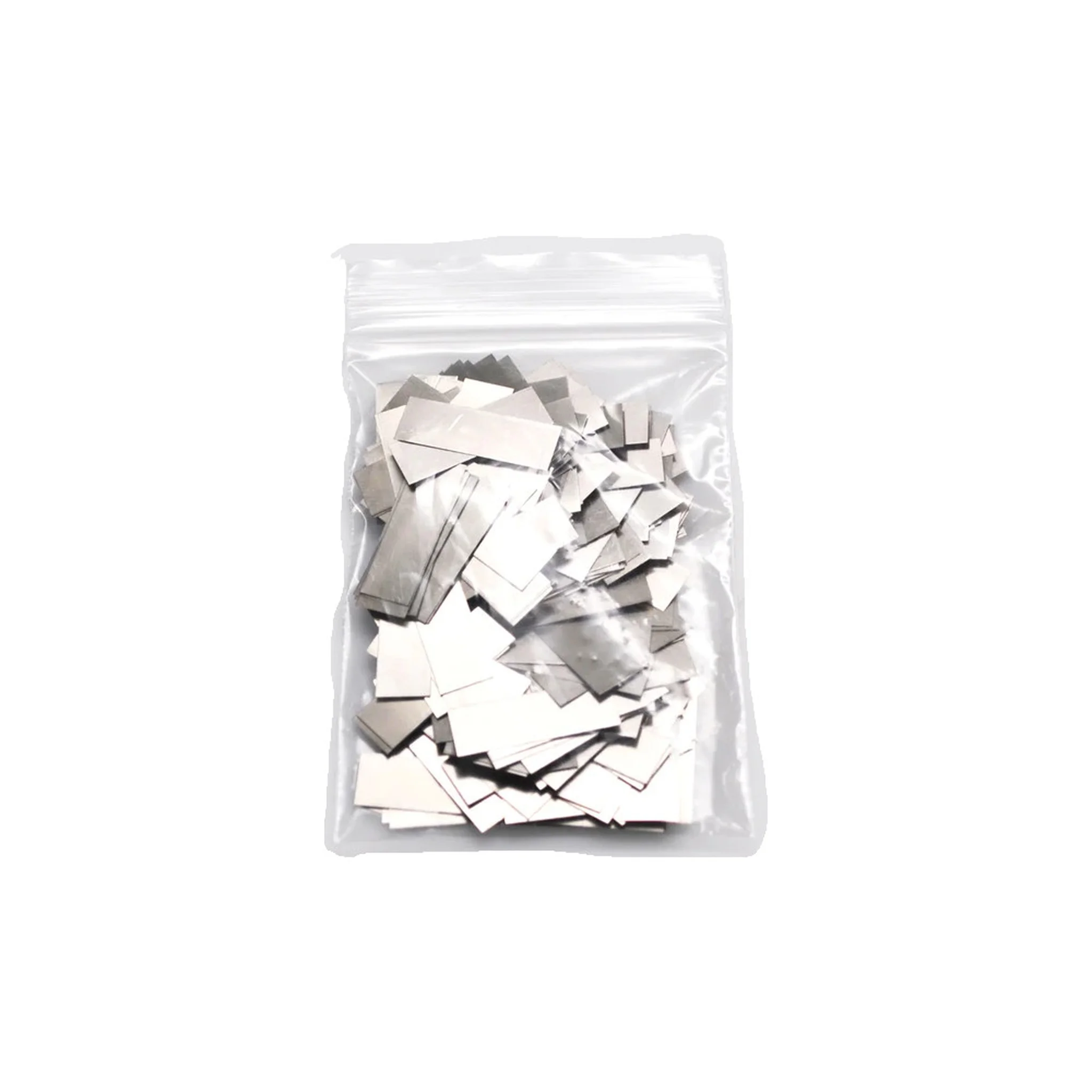 180Pcs Nickel Plated Steel Strip Thickness 0.1mm –  2.5×0.7cm