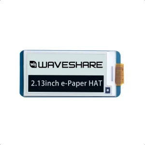 2.13inch e-paper display 250×122, HAT for Raspberry Pi