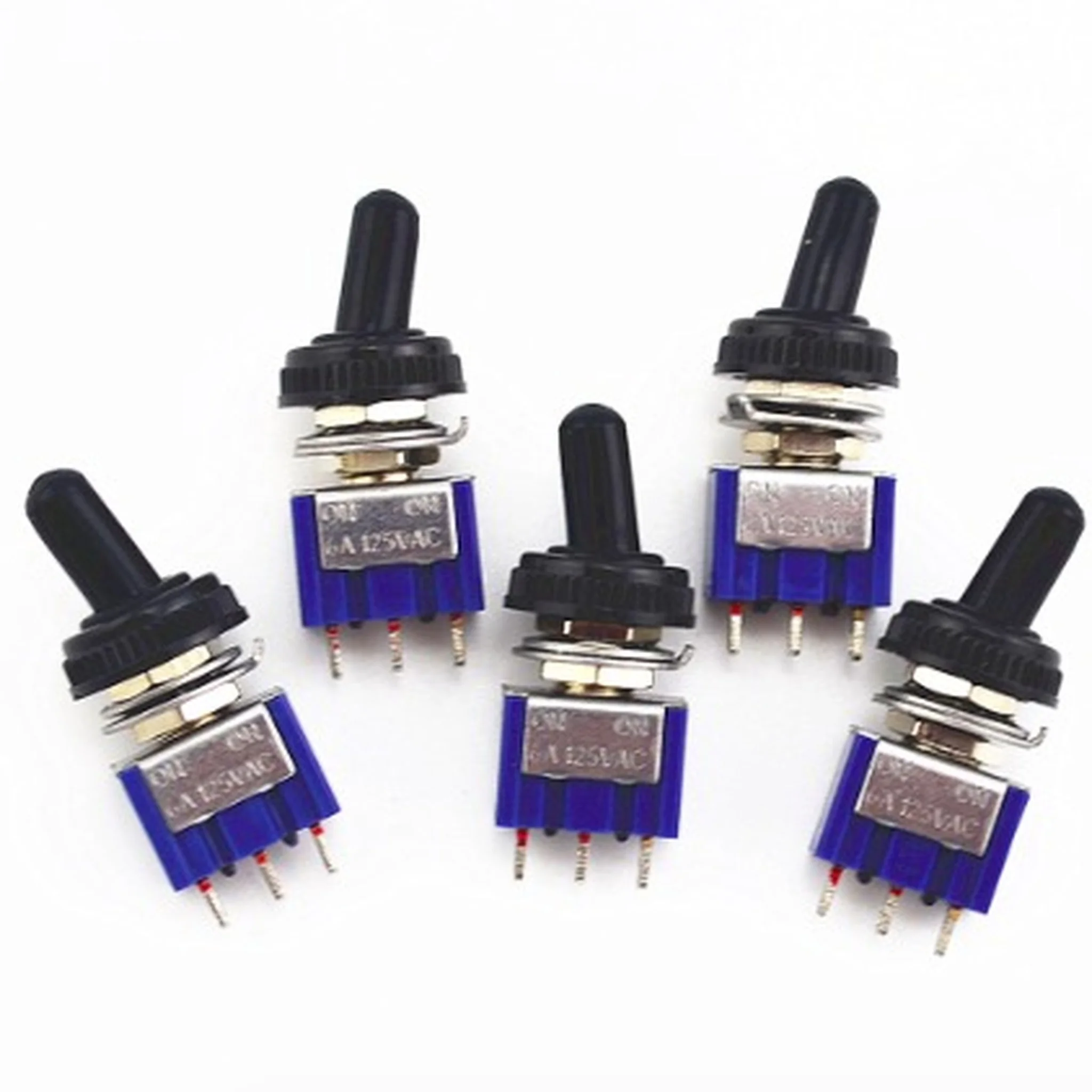 3-Pin MTS-103 Toggle Switches with waterproof cover (1pcs)