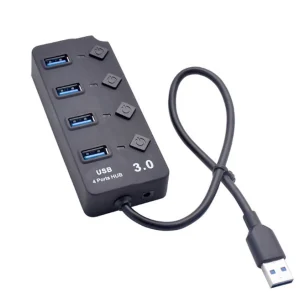 4 Port Usb 3.0 Hub With Individual Power Switches