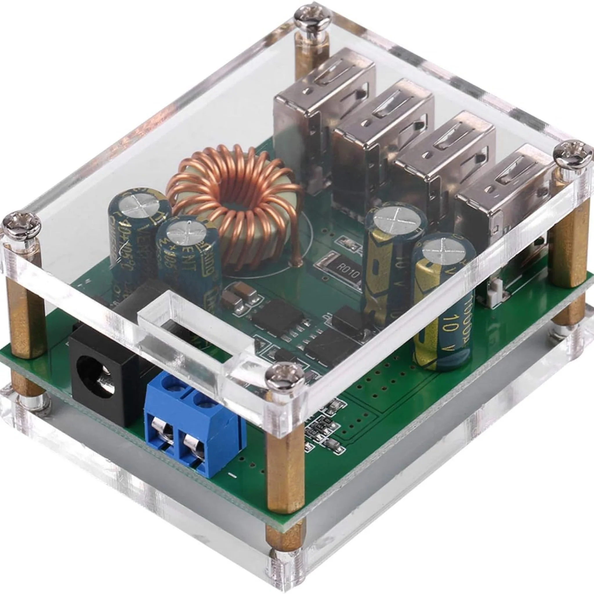 4 USB DC-DC Step Down Module 7V-60V to 5V 5A