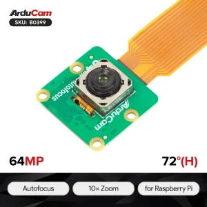 64MPx Autofocus Camera Module for Raspberry Pi – ArduCam B0399