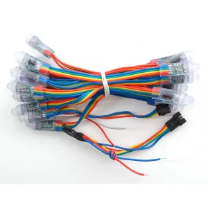 Adafruit 12mm Diffused Thin Digital RGB LED Pixels (Strand of 25) – WS2801