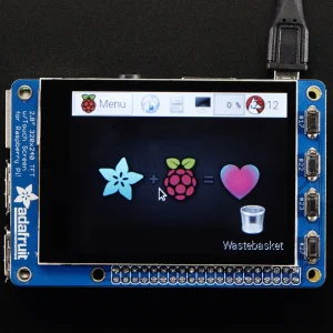 Adafruit PiTFT Plus 320×240 2.8 TFT + Capacitive Touchscreen – Assembled – Pi 3, Pi 2, Model A+ / B+