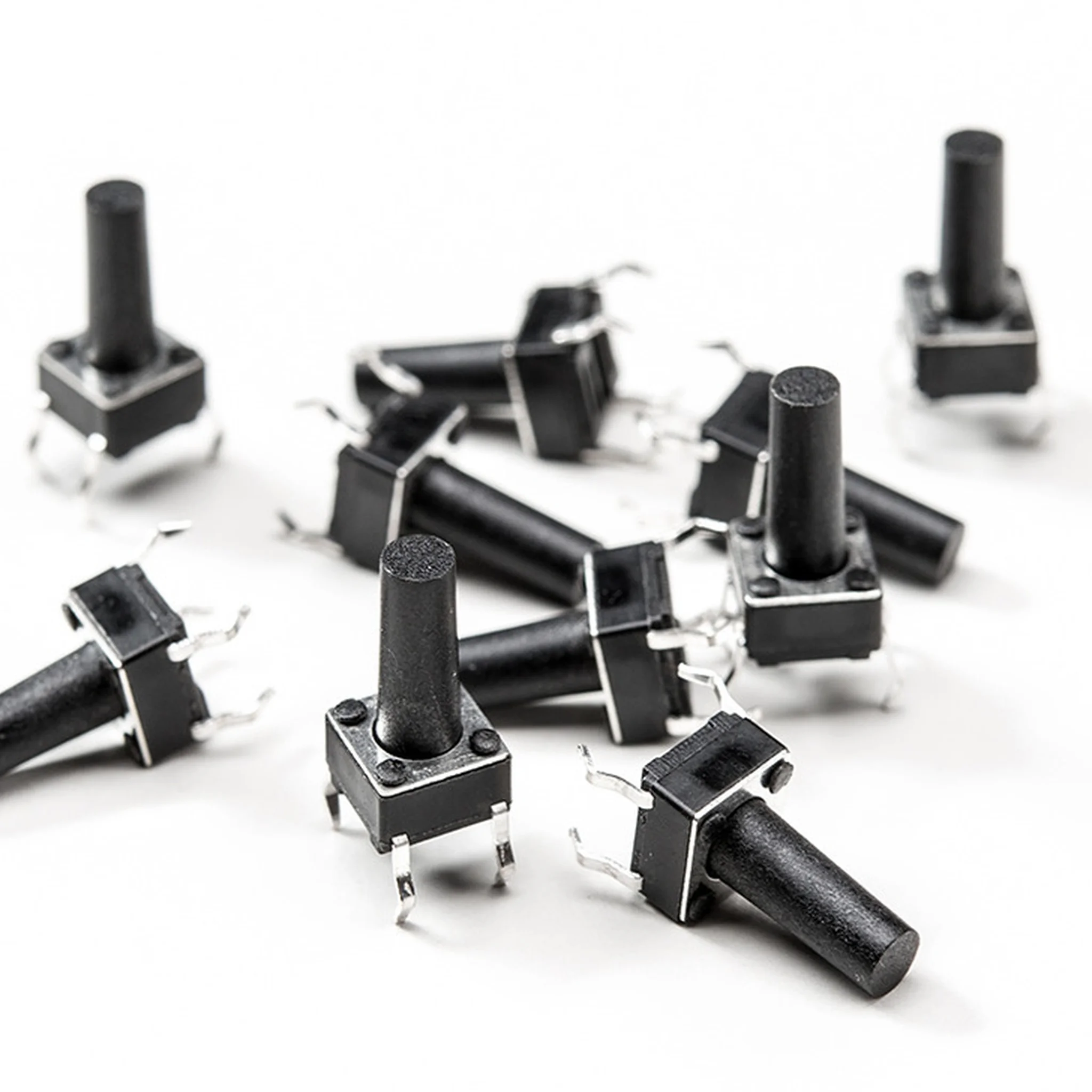 Adafruit Tactile Switch Buttons (6mm tall) x 10 pack