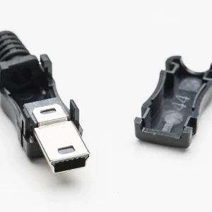 Adafruit USB DIY Connector Shell – Type Mini-B Plug
