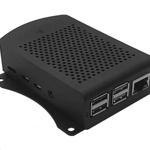 Aluminum Metal Case for Raspberry Pi 4 with mounting