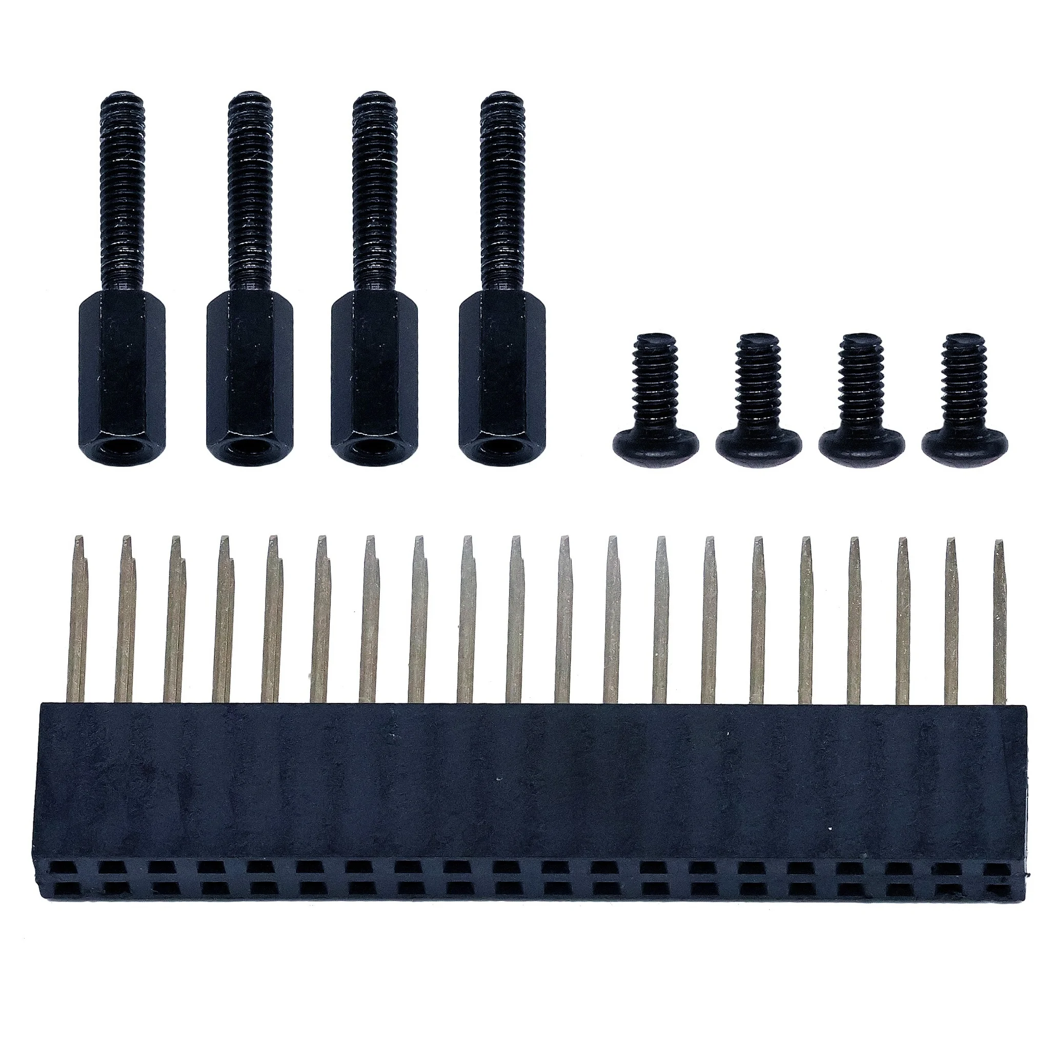 An accessory kit for installing HAT module on ED-Pi5Case-O(S/B) or ED-Pi5 Case-B(S/B)