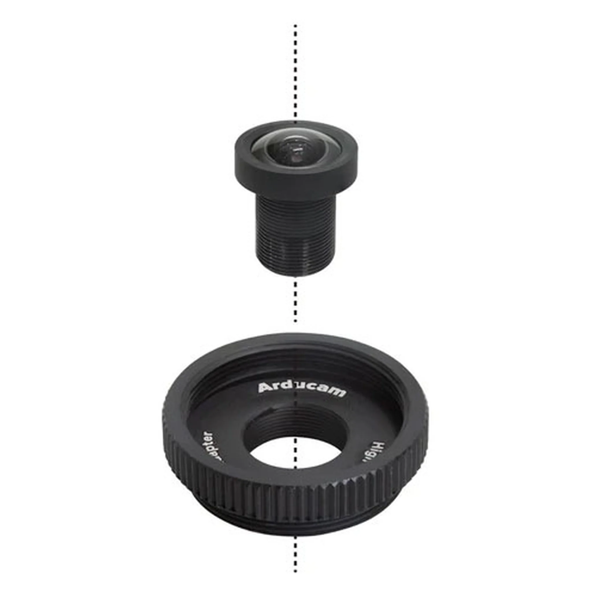 Arducam 140 Degree Ultra Wide Angle 1/2.3″ M12 Lens with Lens Adapter for Raspberry Pi High Quality Camera