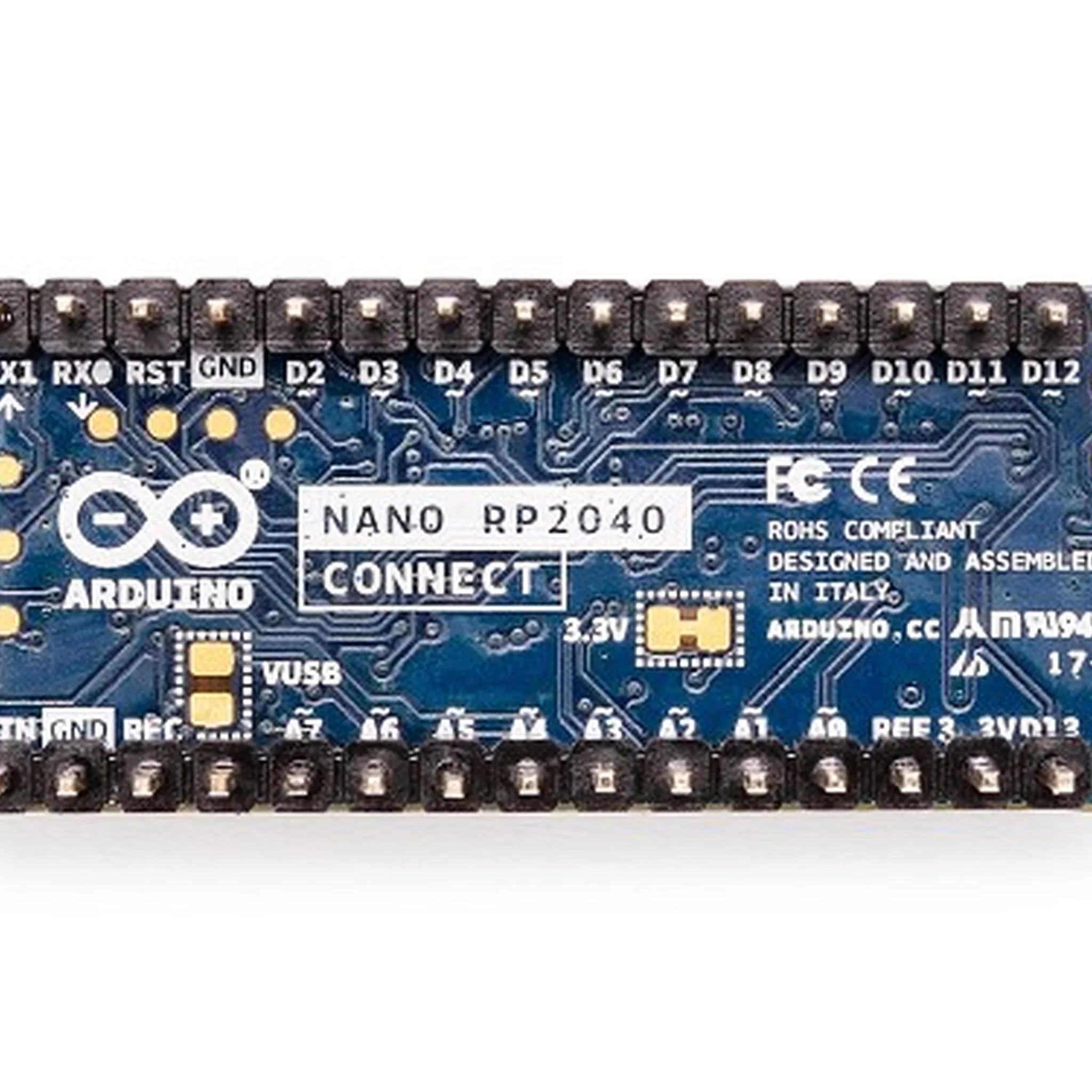 Arduino Nano RP2040 Connect with headers