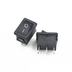 Black RY1-101 three-pin switch, on-off-on