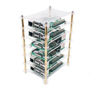 Clear Acrylic Case For Raspberry Pi 10 layers