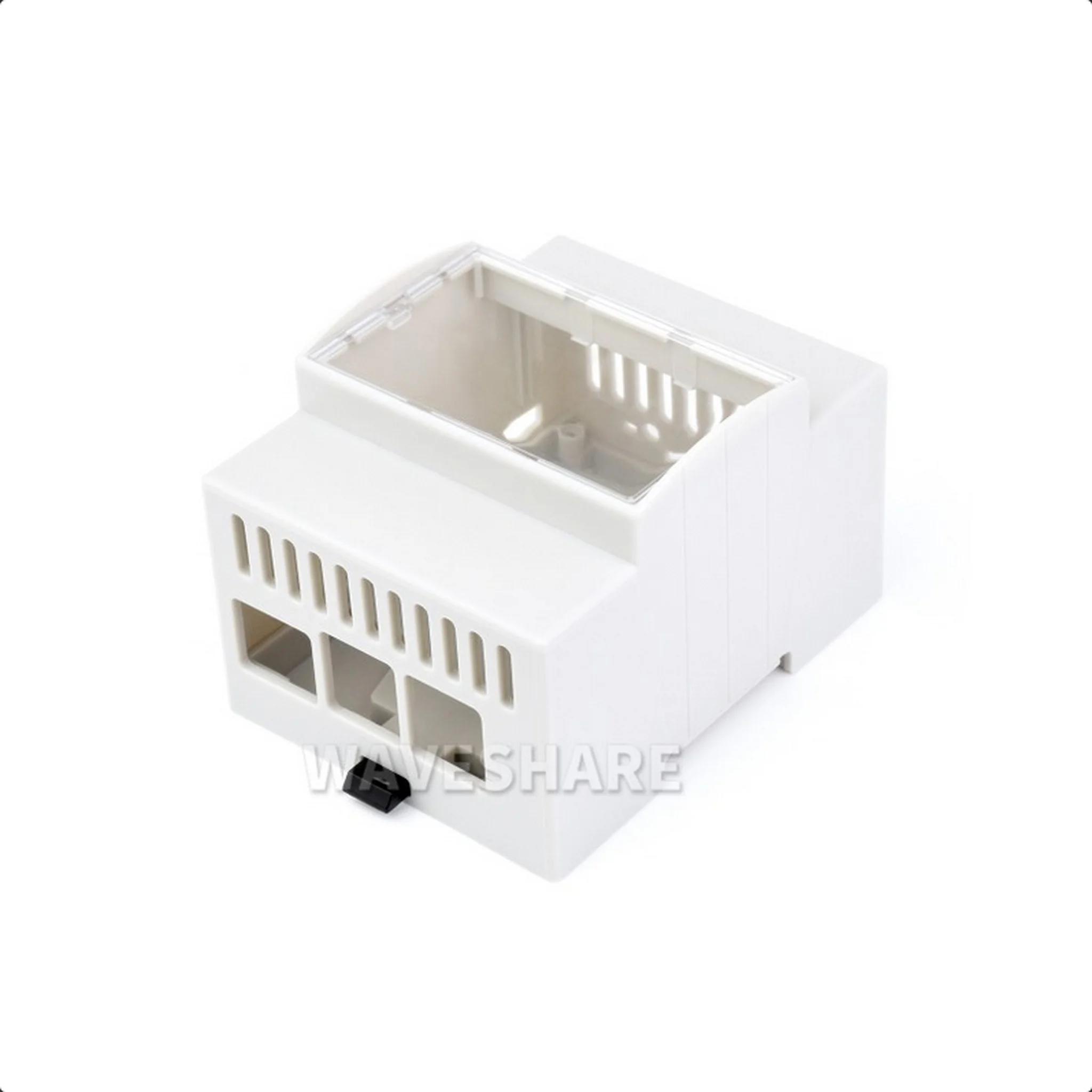 DIN rail ABS Case for Raspberry Pi 5, large inner space, injection moduling