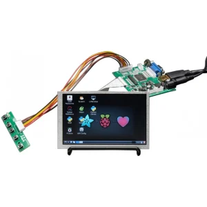HDMI 4 Pi: 5 Display w/Touch and Mini Driver – 800×480 HDMI for Raspberry Pi