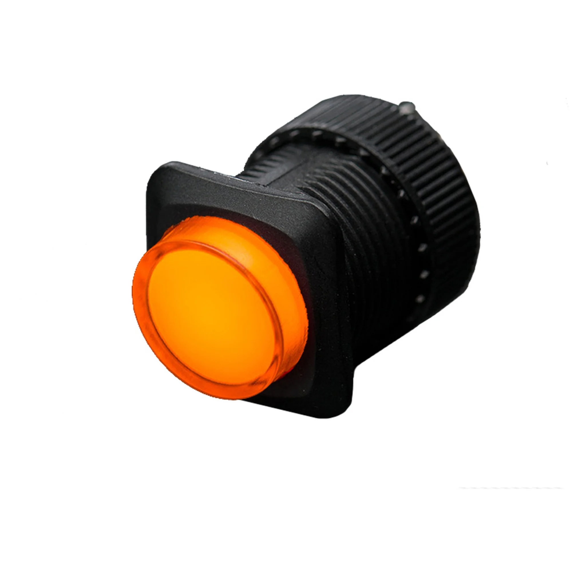 Illuminated Pushbutton 16mm  – Yellow Latching On/Off Switch