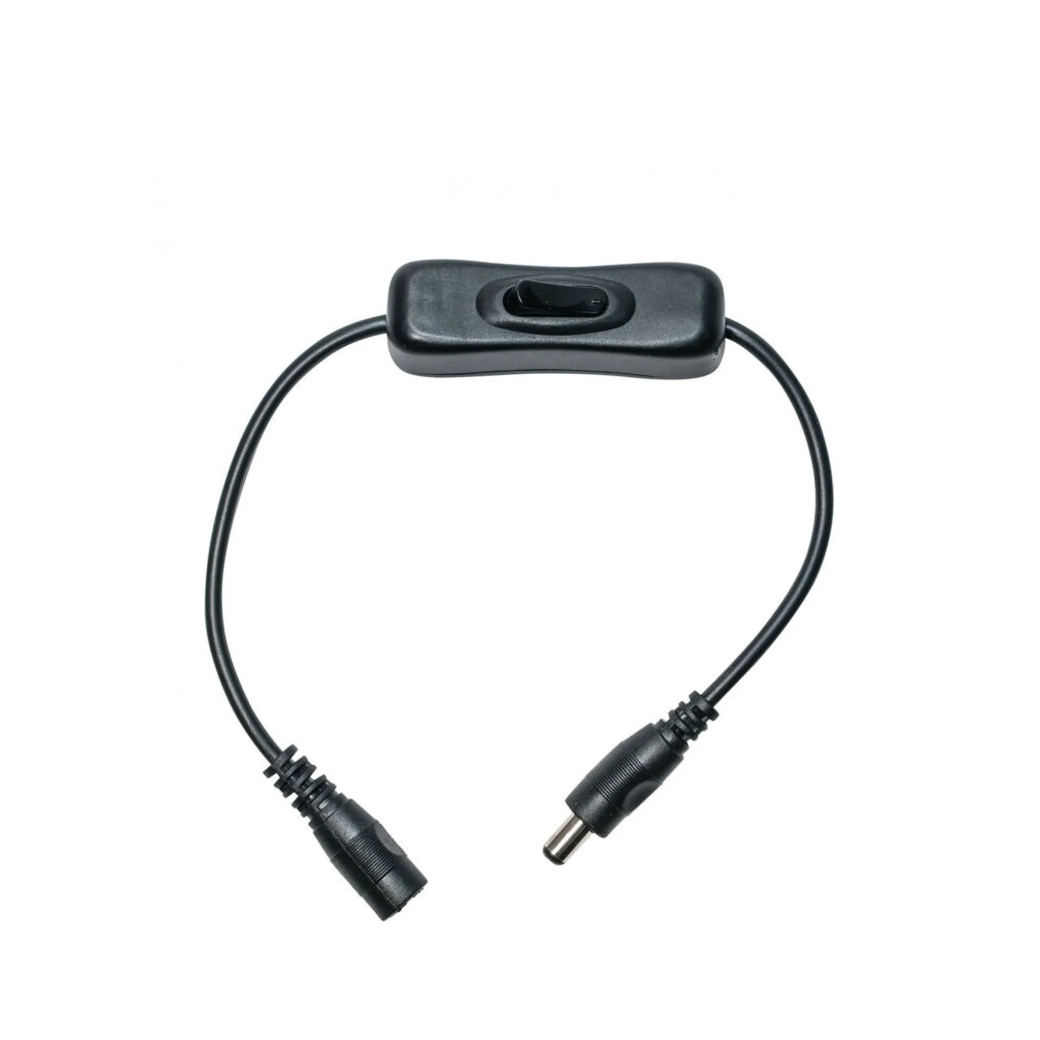 In-line power switch for 2.1mm barrel jack