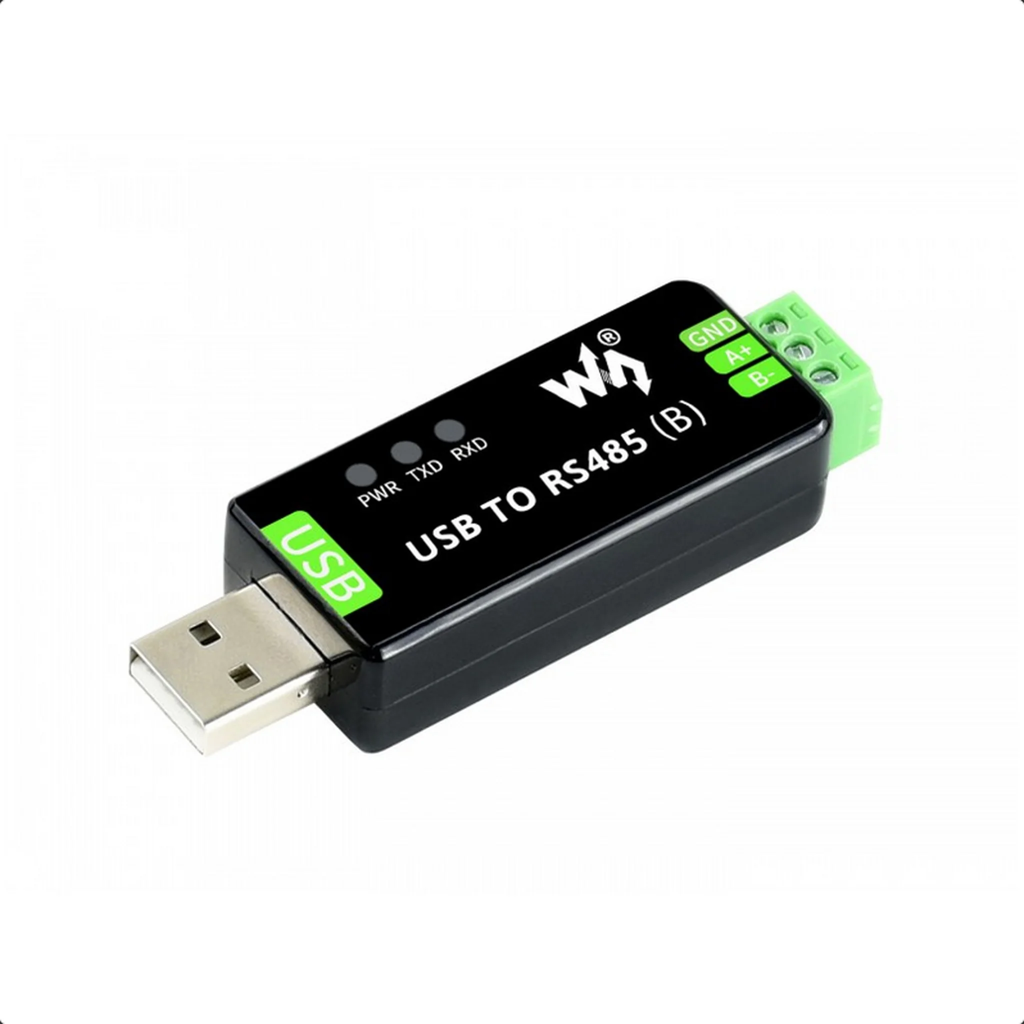 Industrial USB TO RS485 Bidirectional Converter, Onboard original CH343G, Multi-Protection Circuits