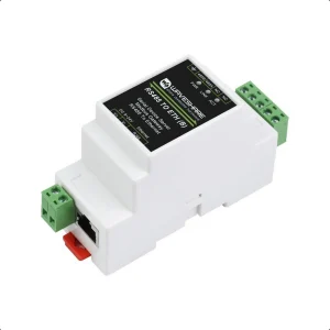 Industrial serial server, RS485 to RJ45 Ethernet (B), TCP/IP to serial, rail-mount support