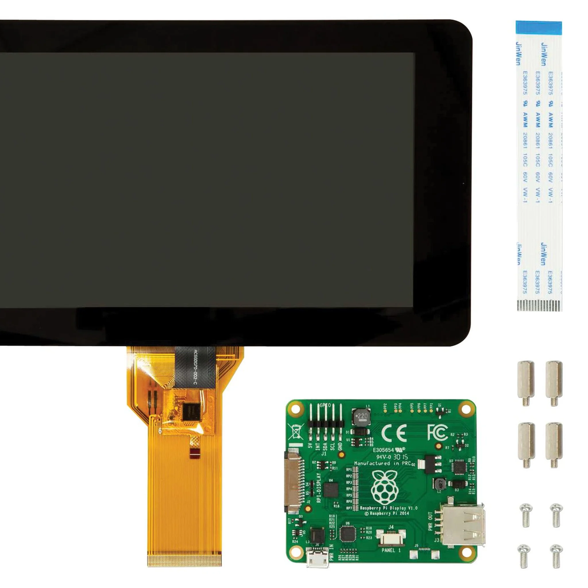 Official Raspberry Pi 7 Touch Screen Display with 10 Finger Capacitive Touch