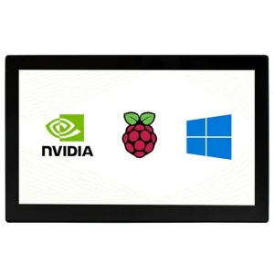 Pi Display 13.3 HDMI 1920×1080 IPS Capacitive Touchscreen with LCD Case V2