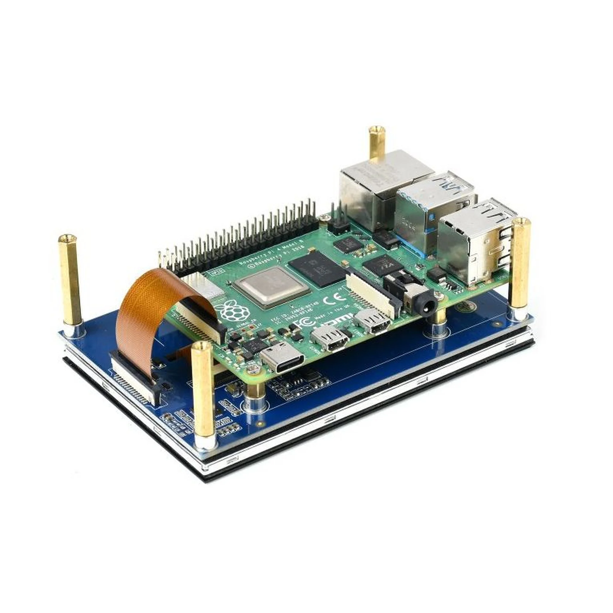 Pi Display 4.3″ 800×480, DSI interface, Capacitive Touchscreen