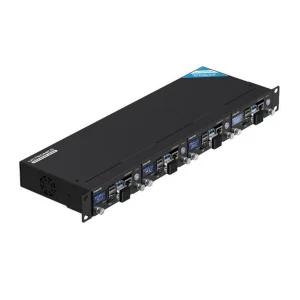 Pi Rack Pro for Raspberry Pi 4B, 19 1U Rack Mount, Support for 4 2.5SSDs, Secure Shutdown, 0.96 Color Display for Raspberry Pi