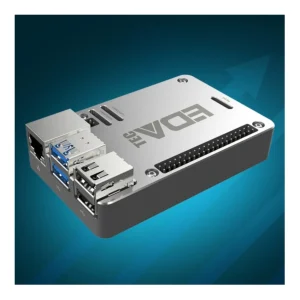 Pi5 Passive Cooling CNC Box, silver color
