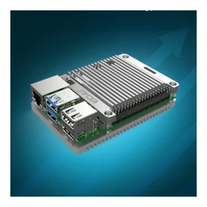 Pi5 Passive Cooling Open CNC Case, silver color