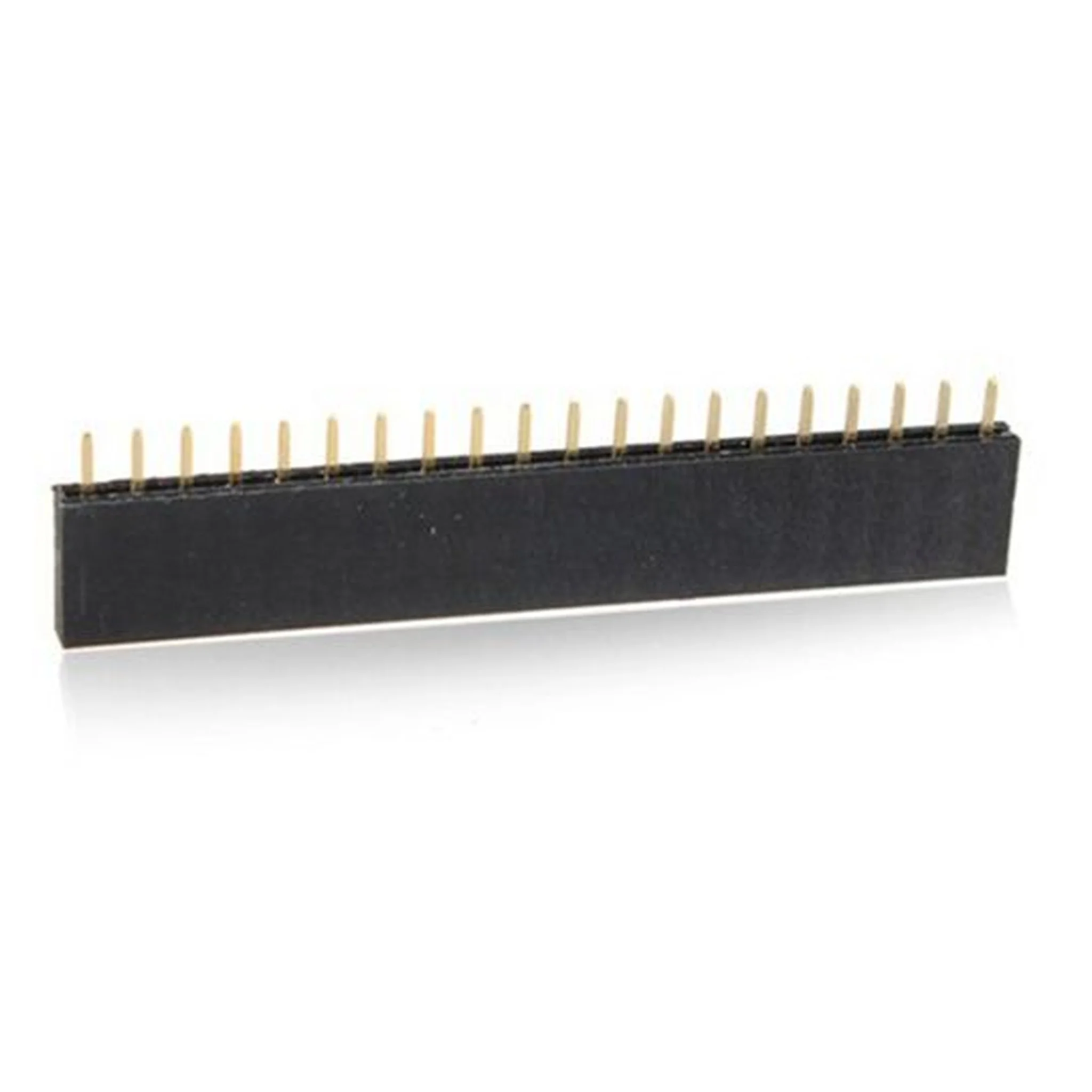 Pin Header 1×20 Female 2.54 mm Black