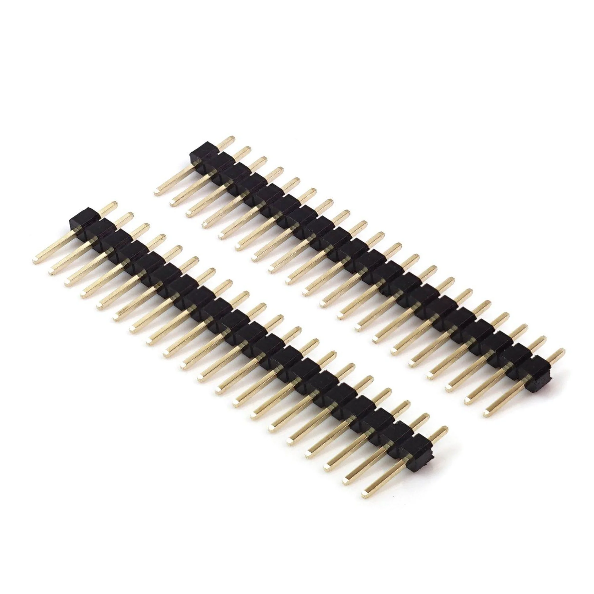 Pin Header 2×20 Male 2.54 mm Black