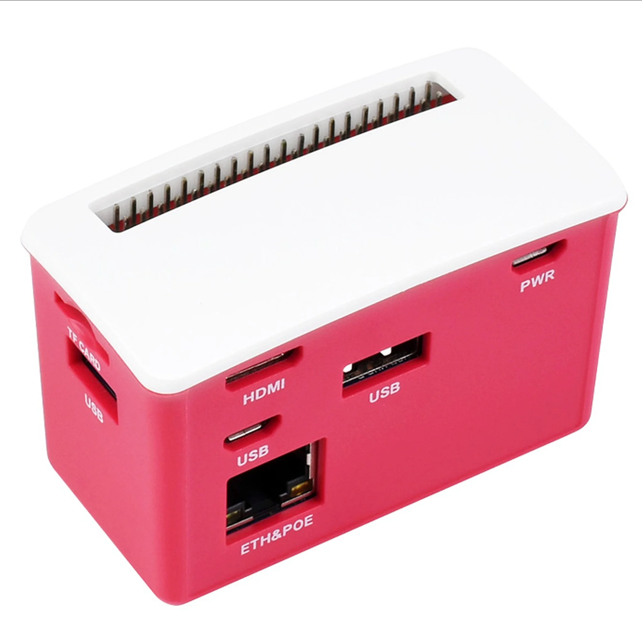 PoE Ethernet / USB HUB BOX for Raspberry Pi Zero Series, 3x USB 2.0, 802.3af-Compliant