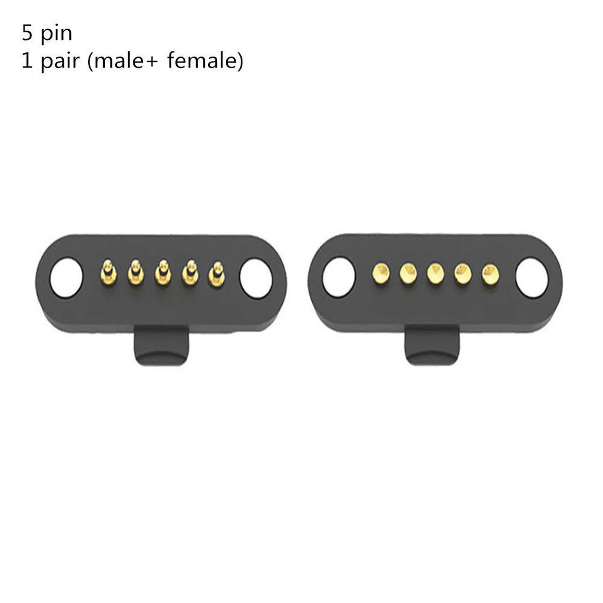 Pogo Pin Magnetic Connector 5p Male – Female