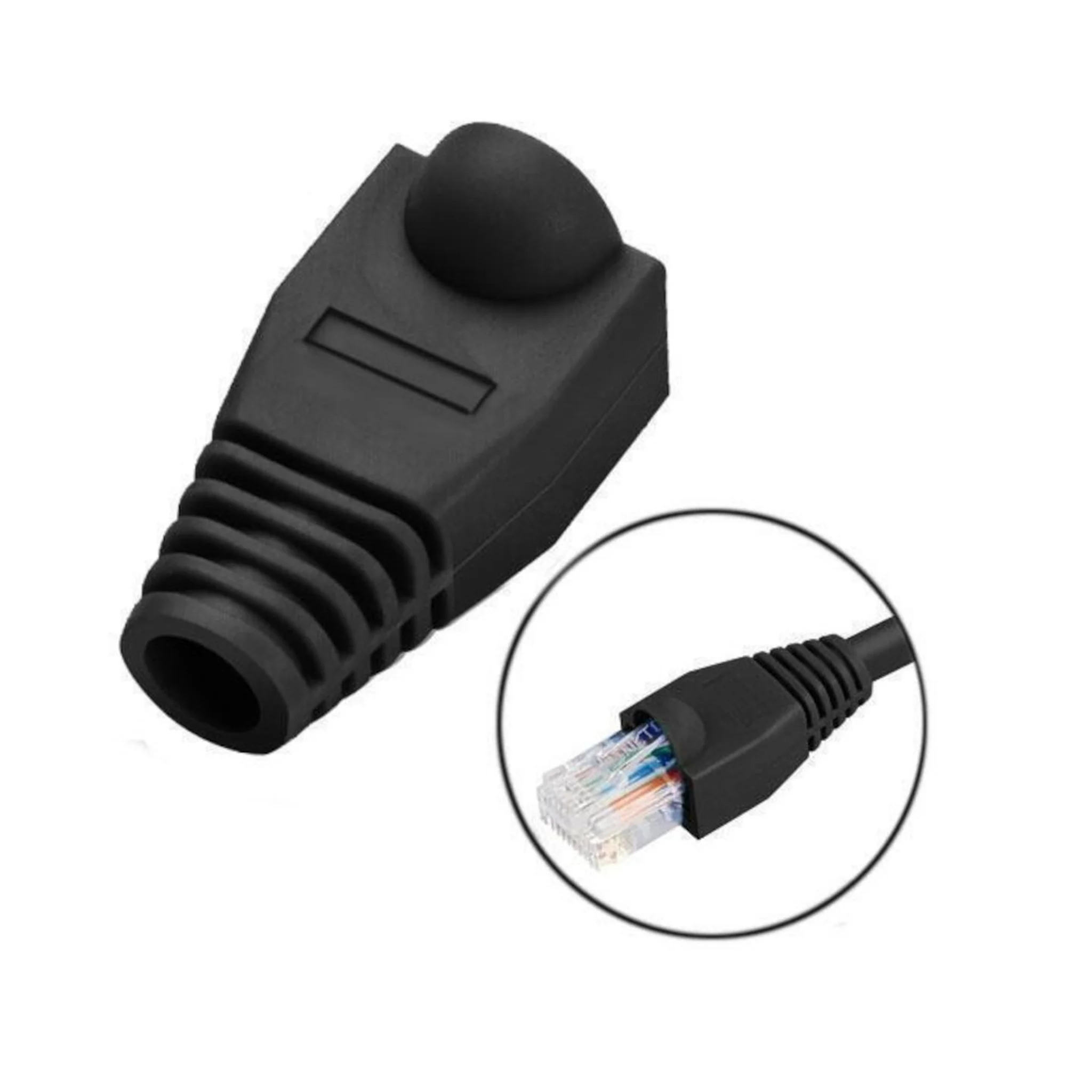 RJ45 Connector Cover Black