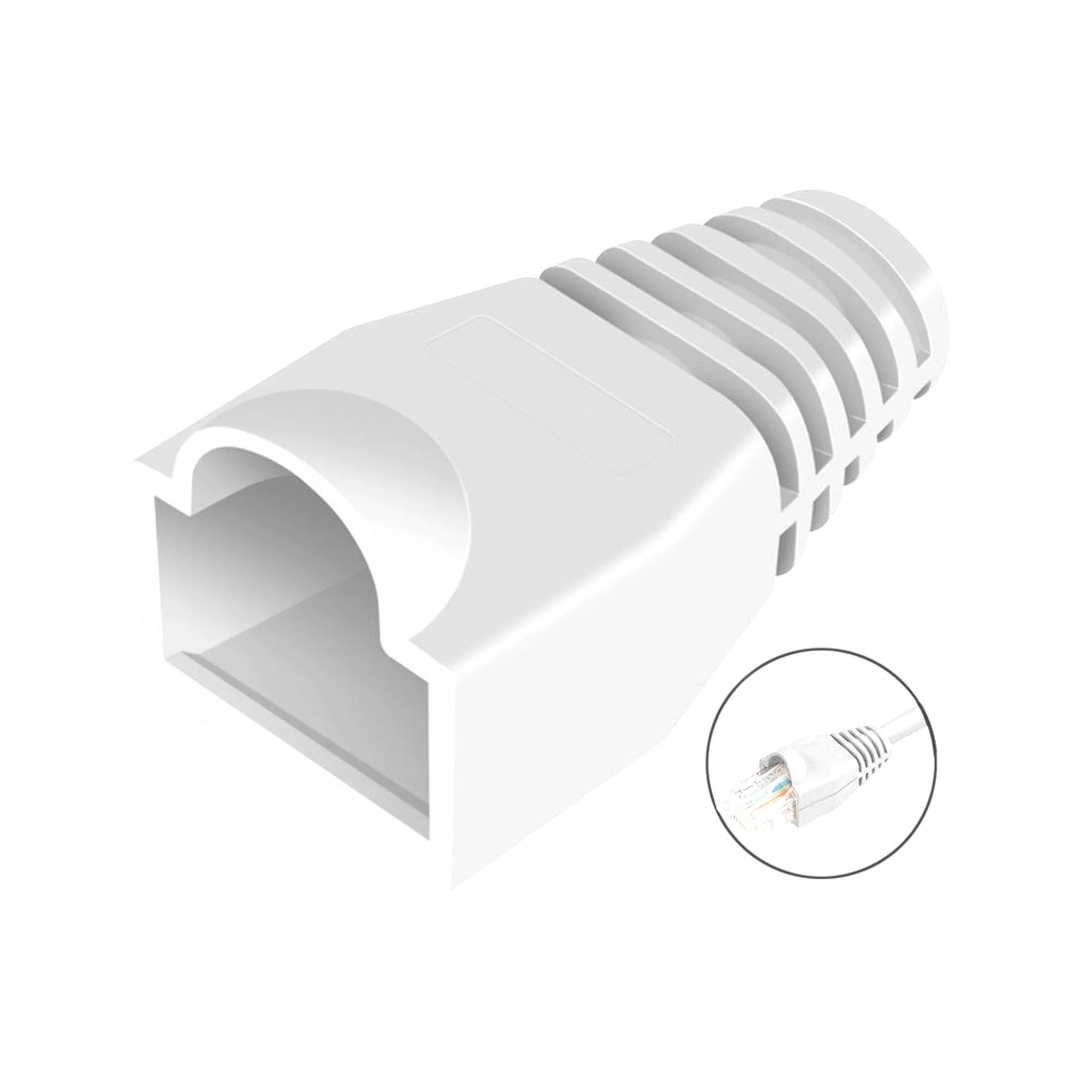 RJ45 Connector Cover White