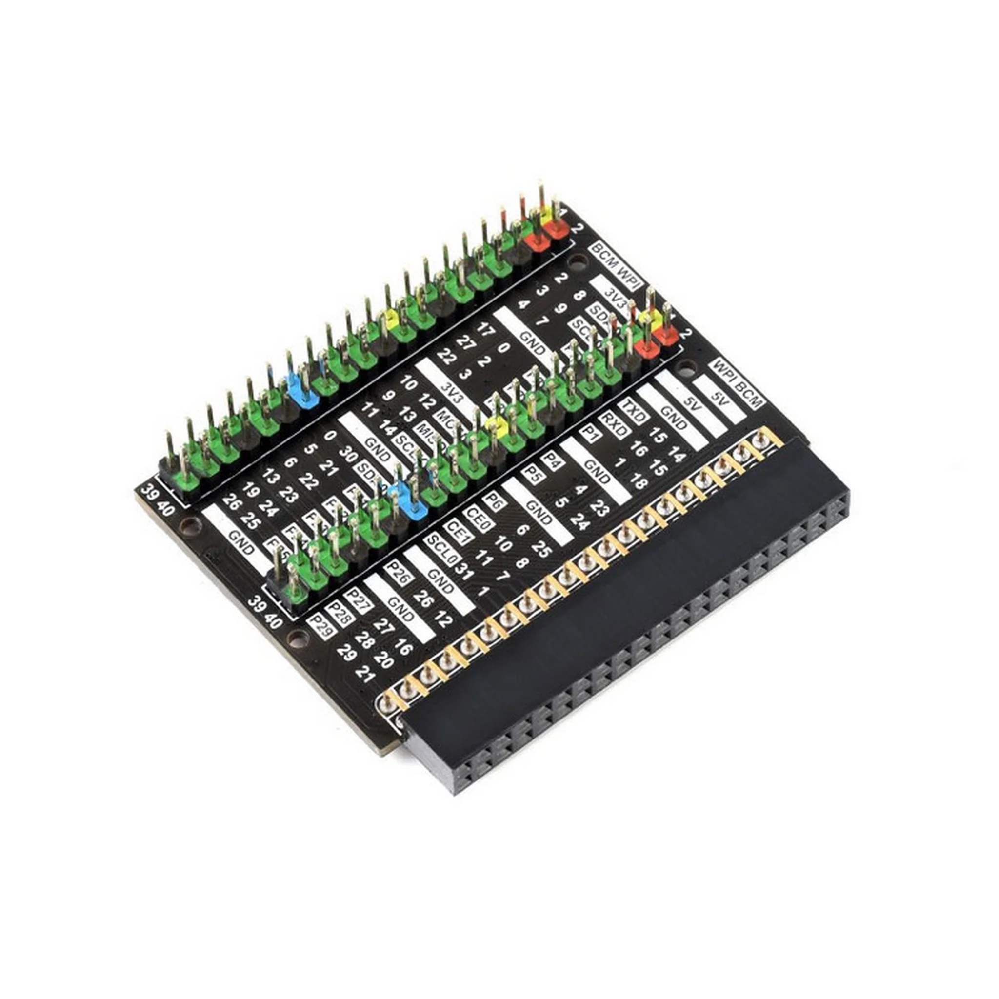 Raspberry Pi 400 GPIO Header Adapter, Header Expansion, 2x 40PIN Header