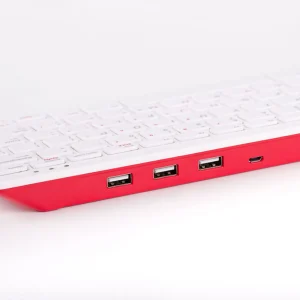 Raspberry Pi Official Keyboard και Hub US (Red/White)