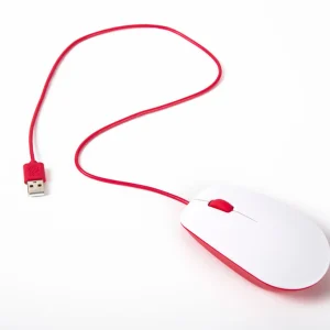Raspberry Pi Official Mouse (Red/White)