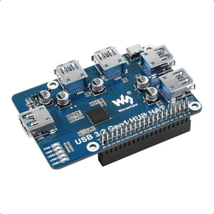 SIM7600E-H 4G HAT for Raspberry Pi, LTE Cat-4 4G / 3G / 2G, GNSS, for Europe, Southeast Asia, West Asia, Africa