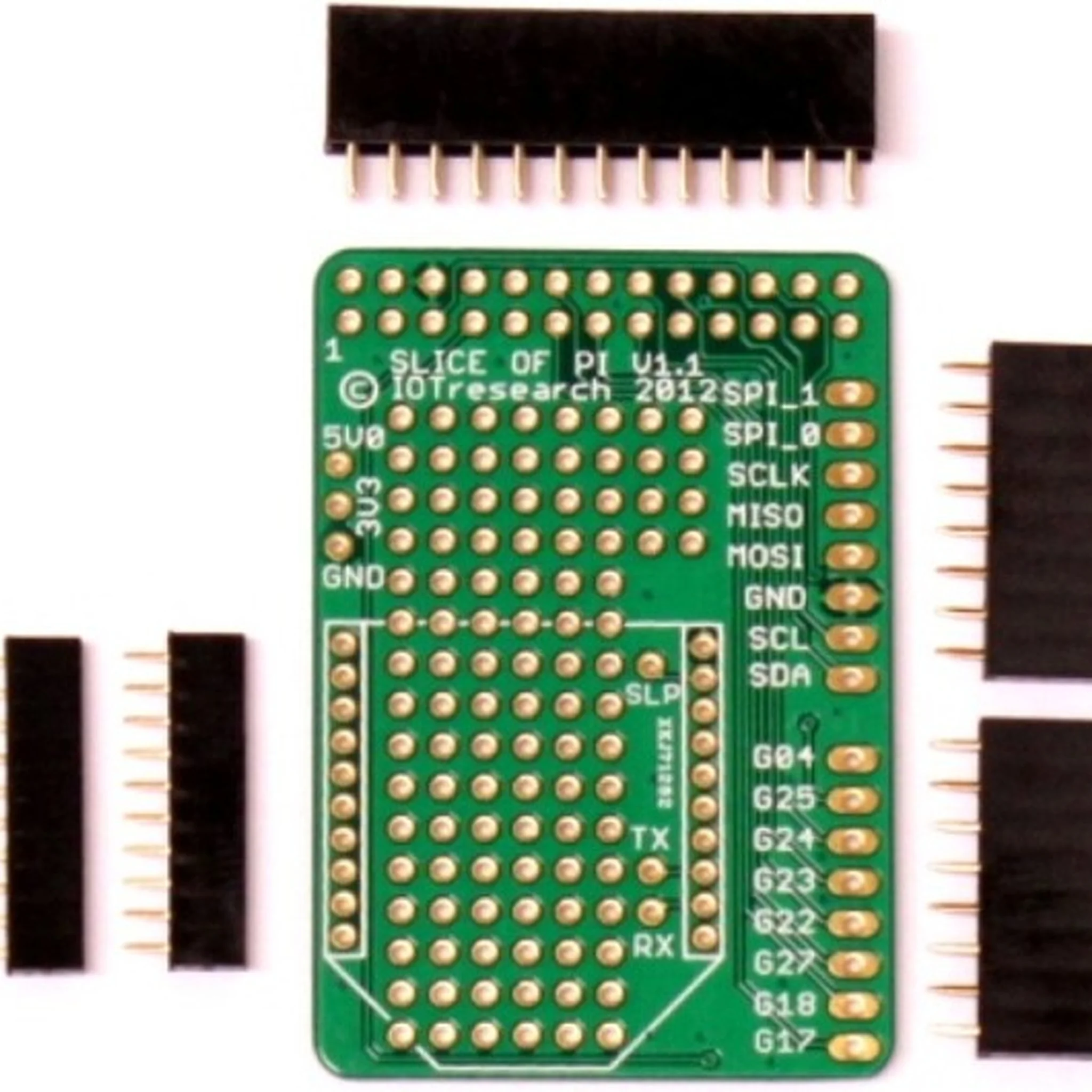 Slice of Pi – Raspberry Pi Add-on Prototyping board