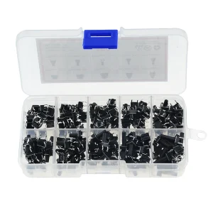 Tact Switch Assortment Kit 6x6mm 4pins – 200pcs