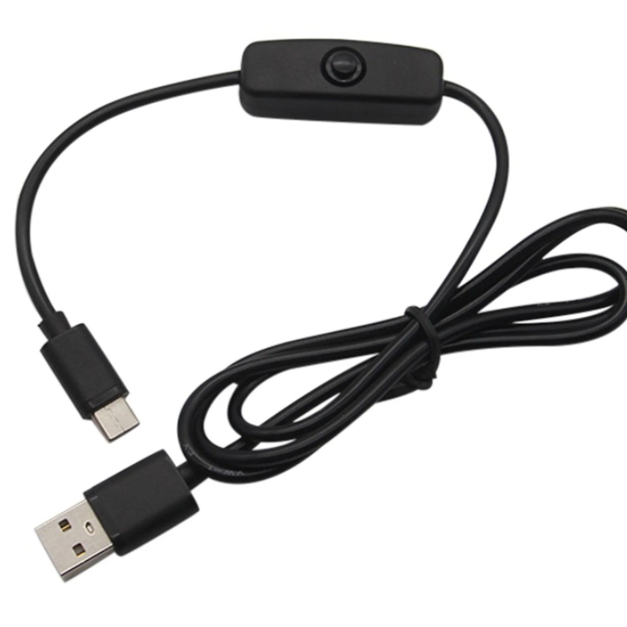 Universal USB Type C 5V 3A Charging Cable for Raspberry Pi 4 Power Cable with ON/OFF Switch