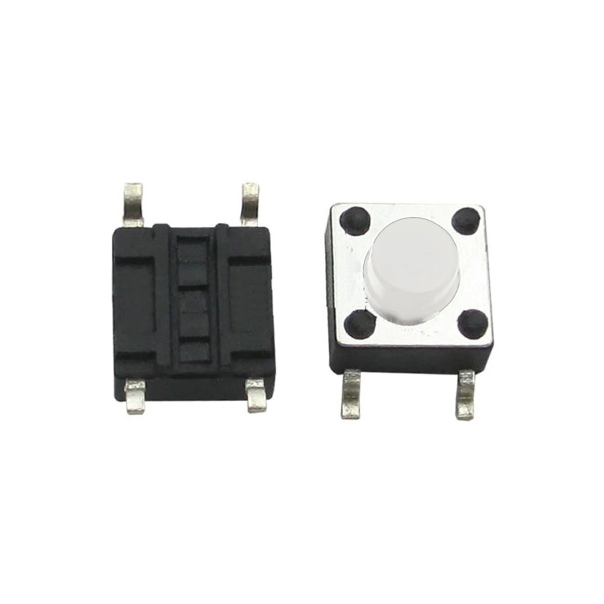 Άσπρο 4PIN SMT Tactile Tact Push Button