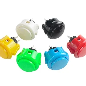 Κόκκινο 30mm Push Button for Arcade Game Joystick Controller