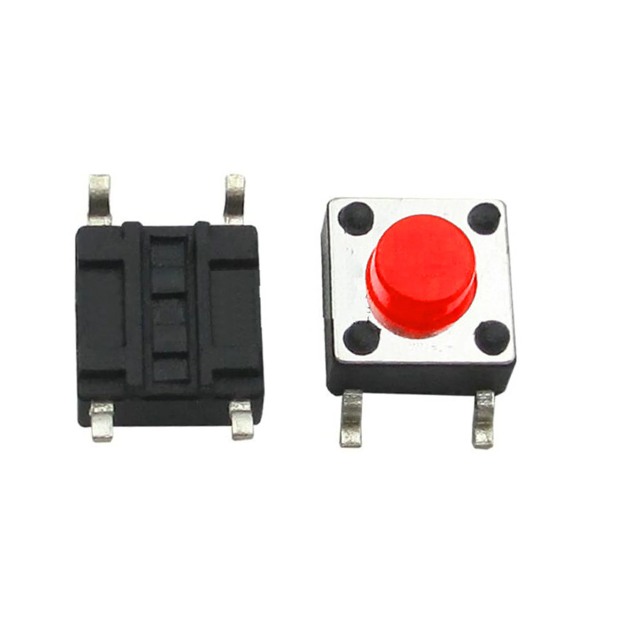 Κόκκινο 4PIN SMT Tactile Tact Push Button