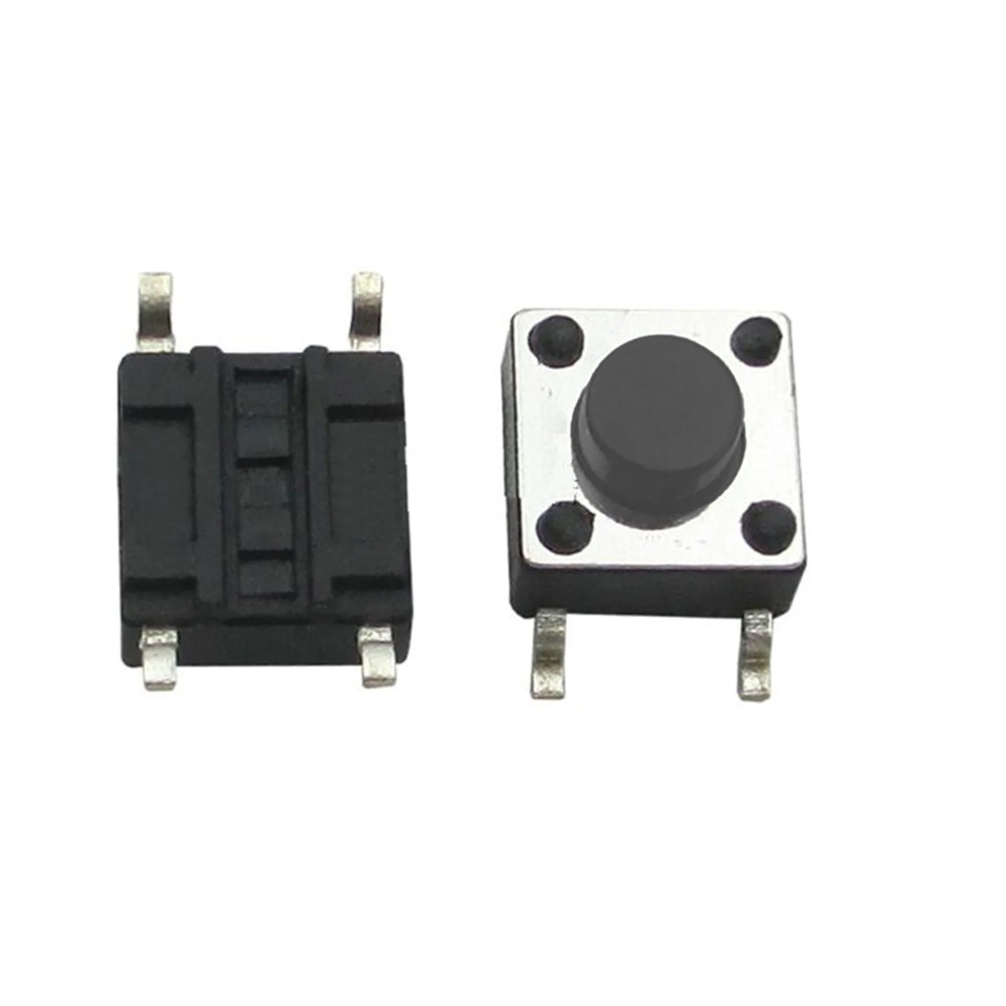 Μαύρο 4PIN SMT Tactile Tact Push Button