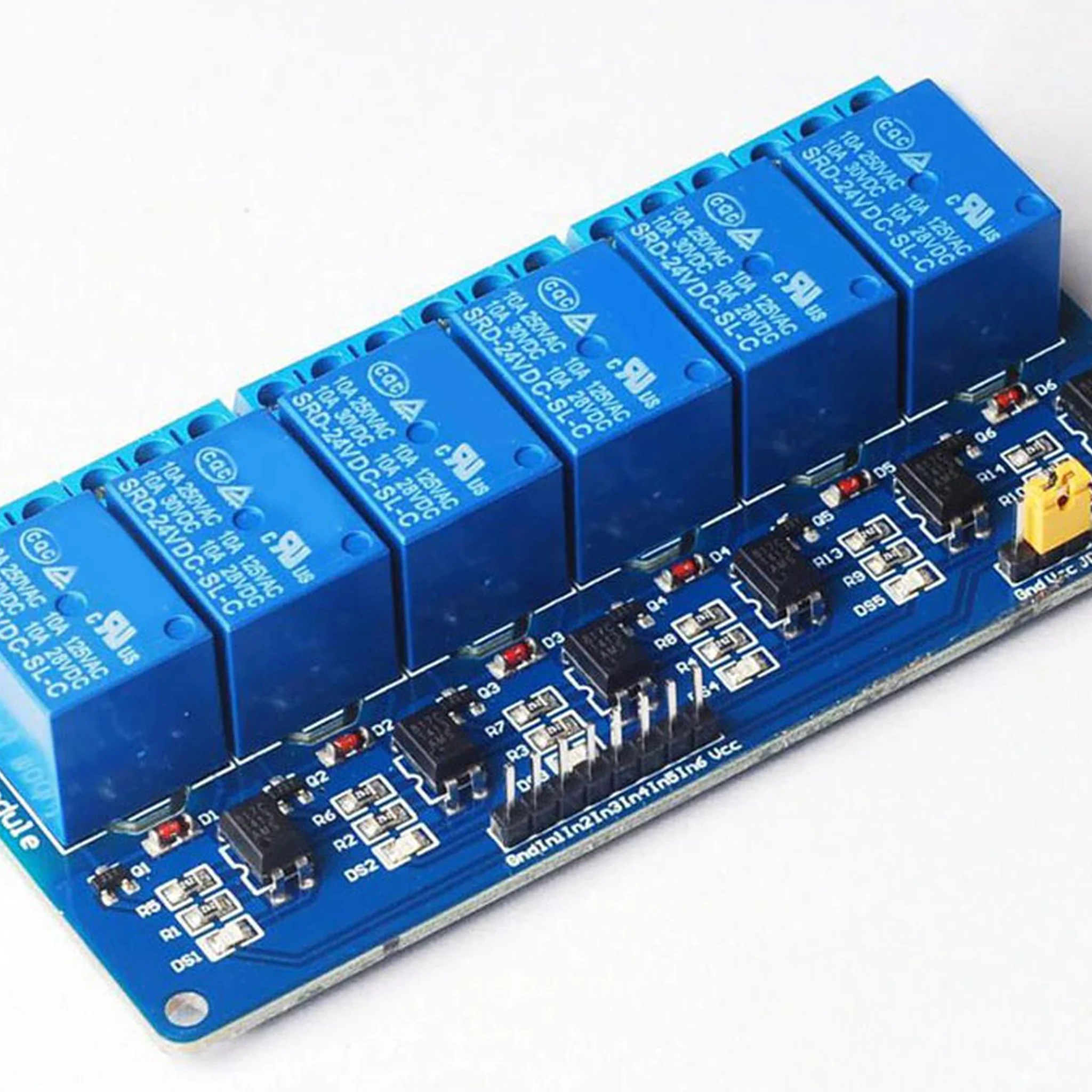 6 Channel Relay Module with light coupling 5V Ρελέ