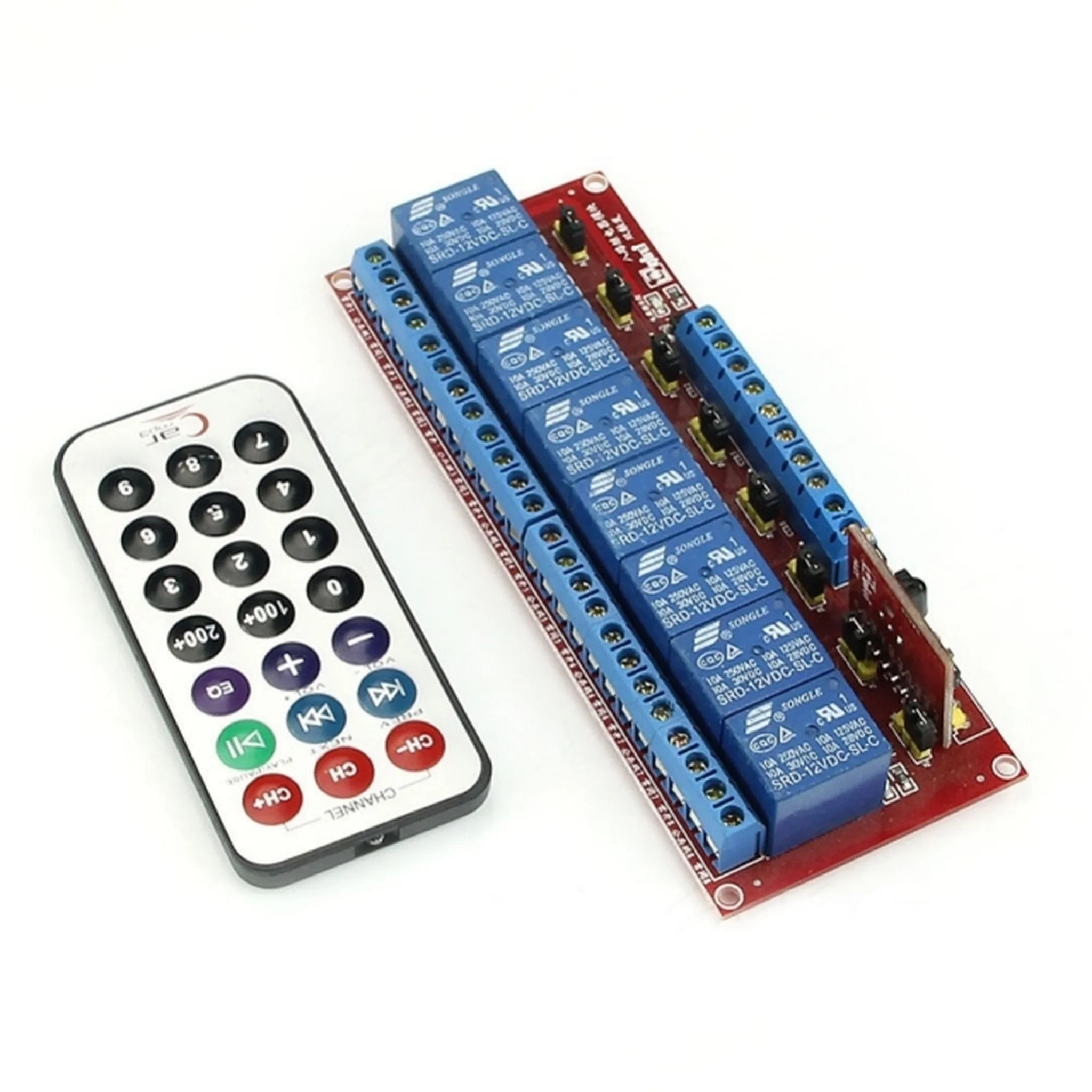 8 channel Infrared Remote Control Relay Module