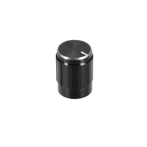 Aluminum Alloy Potentiometer Knob Cap Black