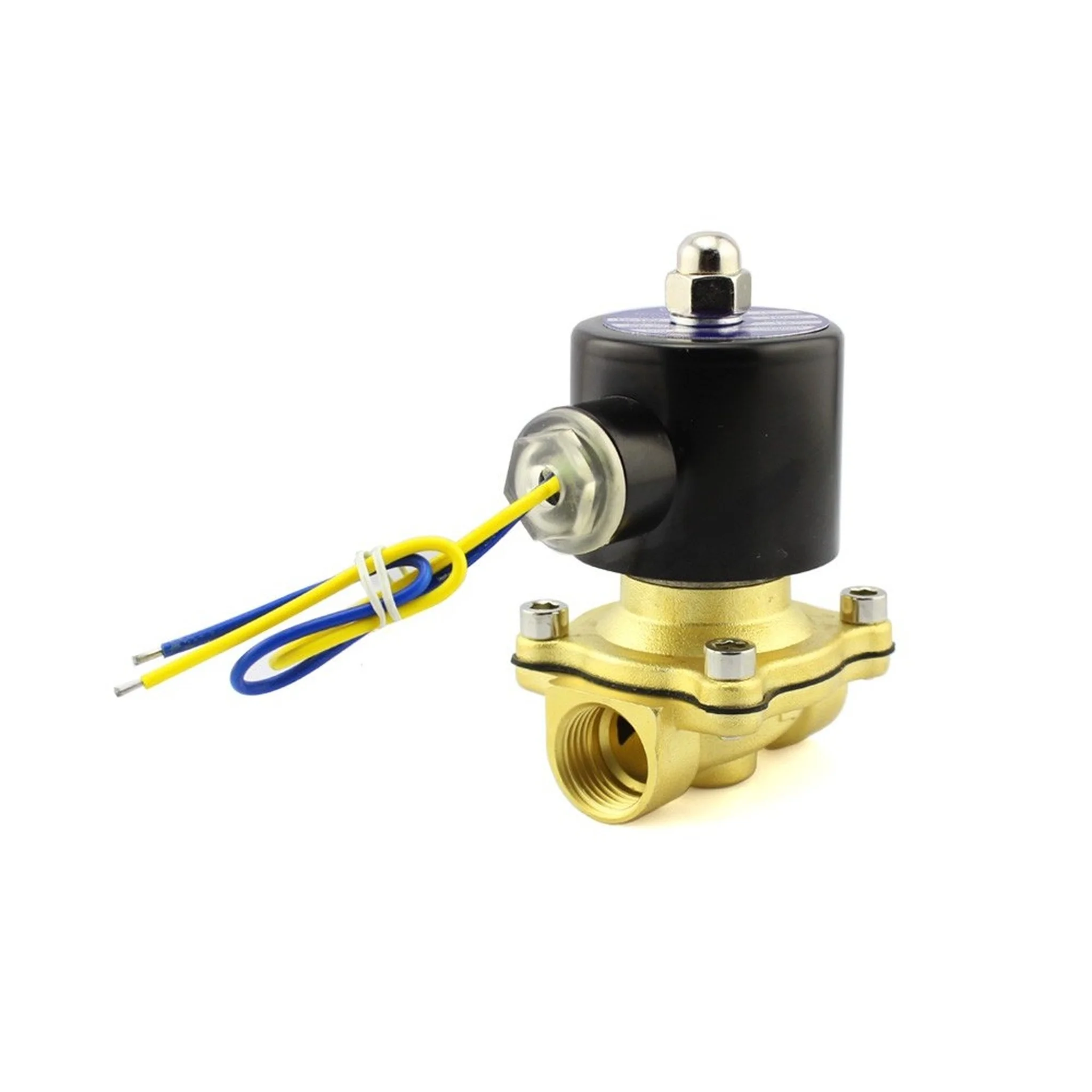 Brass Liquid Solenoid Valve – 12V – 1/2 NPS